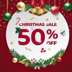 50% off all items in Closet - Christmas Sale  (Exception 2 Necklaces)